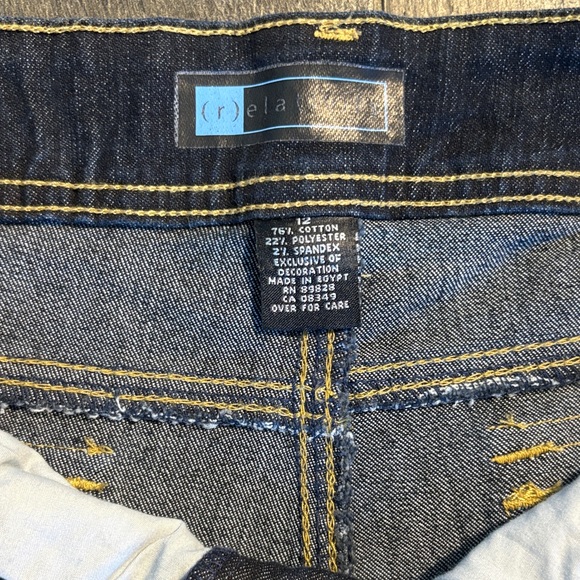 Relativity Dark Indigo Flare Jeans - Picture 6 of 10